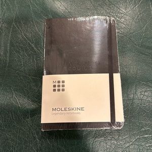 New, branded, hiatus Moleskin. 3.75”x5.5”